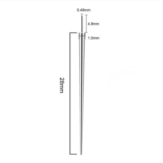 Insertion Taper for Flat Back Earrings