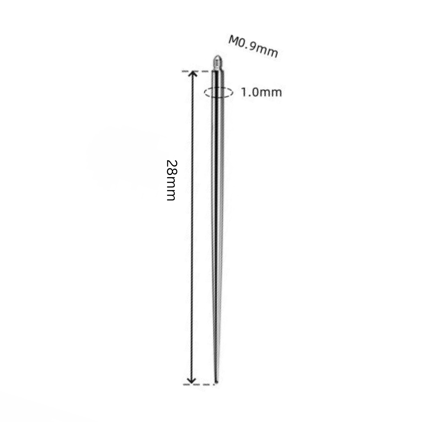 Insertion Taper for Flat Back Earrings